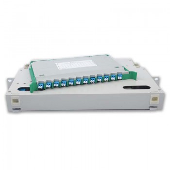 12 Duplex LC ODF FDU Full Loaded, With Adapters, Pigtails and All Installation Accessories