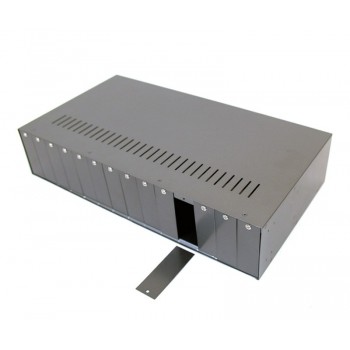 14 Port Chassis Media Converter, 48V (Dual Power), Plug-and-Play with Hot-Swap Features