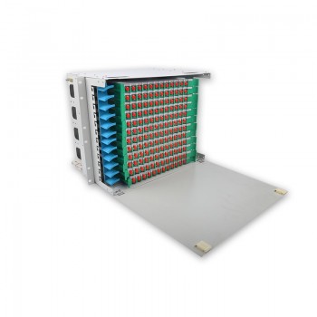144 FC ODF FDU Full Loaded, With Adapters, Pigtails and All Installation Accessories