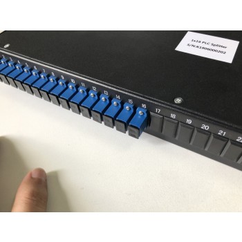 Rack Mounted PLC Spliter 1 U hight 19 inch 8 channels 16 channels 32 Channels Optional