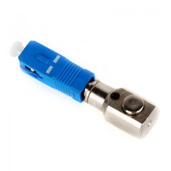 Bare fiber adapter, single mode, assembled with SC/UPC connector