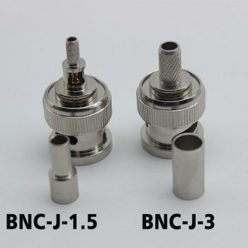 BNC Connector BNC-J-1.5 BNC-J-3 for 50-3 RG142 316 Coaxial Cable
