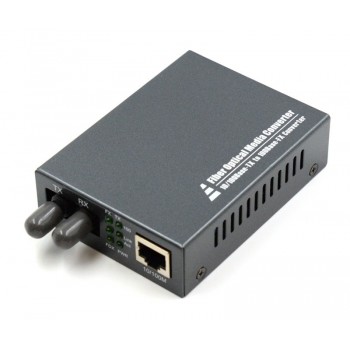 Ethernet to Fiber Converter, Multimode ST, 2km, 10/100TX to 100FX 