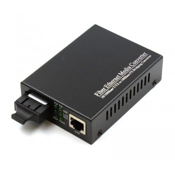 Ethernet to Fiber Converter, Single-mode SC, 25km, 10/100TX to 100FX 