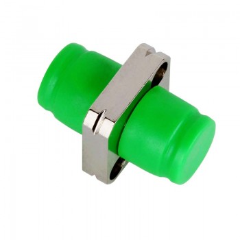 Mating sleeve adaptor, FC/APC & FC/APC connecting port, simplex, circle shape, zirconia internal tube, metal material