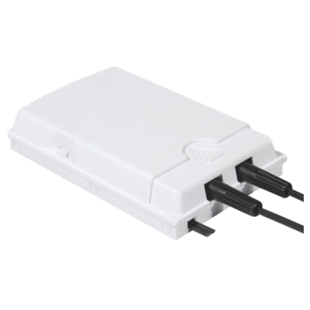 FF-FOS2A 2 Cores FTTH Fiber Socket (Max Capacity: 2 cores ), Wall Mounting, 84x130x24mm