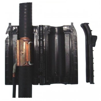 Gel seal closure for 7/8" grounding kit