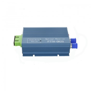 GPON FTTH optical receiver with WDM /micro WDM optical node SC APC Duplex Connector with 2 output WDM for PON FTTH OR20 CATV