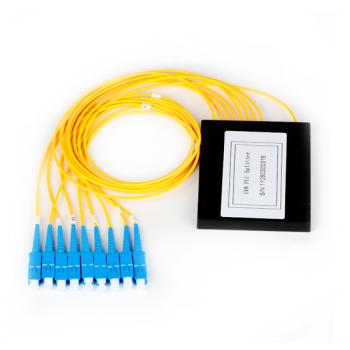 Customization - Cassette Type PLC Splitter, ( 1xN, 2xN for Option ) , G657A Fiber, with Plastic ABS Box Package