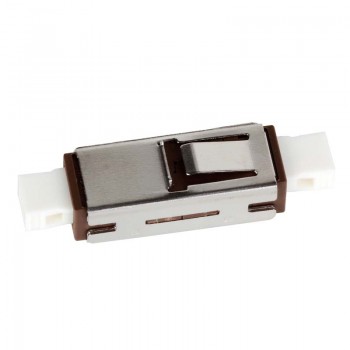 Mating sleeve adapter, MU & MU connecting port, simplex, rectangle shape, zirconia internal tube, metal material