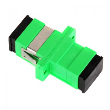 Mating sleeve adaptor, SC/APC & SC/APC connecting port, simplex, rectangle shape, zirconia internal tube