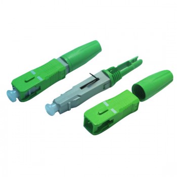 Optical Fiber Fast Field Assembly Connector SC/APC For 2.0x3.0mm FTTH Drop Cable