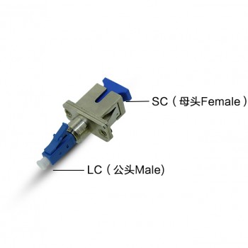 SC Female to LC Male Adapter Fiber Cable Coupler