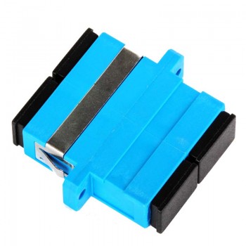 Mating sleeve adaptor, SC/UPC & SC/UPC connecting port, duplex, rectangle shape, zirconia internal tube