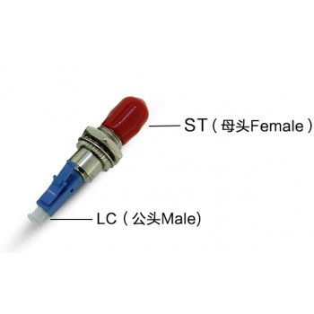 ST Female to LC Male Adapter