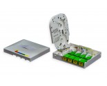 FF-FOS4C Fiber Optic Socket Faceplate for Indoor Cable 4 Cores Wall Mounting