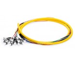 12 Color ST UPC fiber Pigtail Bunch 12 Core 12 Fiber Bunch 9/125 Single Mode