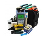 18pcs/set Fiber Optic FTTH Tool Kit with FC-6S Fiber Cleaver and Optical Power Meter 1Mw Visual Fault Locator Wire strippers