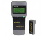 SC8108 Portable LCD Network Tester Meter&LAN Phone Cable Tester & Meter With LCD Display RJ45