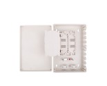 ABS Plastic terminal box 24 core with splice tray wall mount or rack mount Size 300*210*55 mm