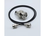 BNC Male to BNC Male Patch Cord with 50-1.5 RG174 Cable BNC-J