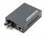 Ethernet to Fiber Converter, Multimode ST, 2km, 10/100TX to 100FX 