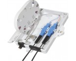 FF-FTB2A 2 Cores Optical Terminal Box (Max Capacity: 2 cores SC), Support Wall Mounting, 180*127*37mm