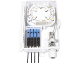 FF-FTB4A 4 Cores Optical Terminal Box (Max Capacity: 4 cores SC), Support Wall Mounting, 191*120*44mm