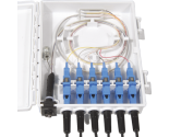 FF-FTB6A 6 Cores Optical Terminal Box (Max Capacity: 6 cores SC), Support Wall Mounting, 172*136*40mm