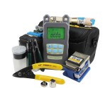 FibeFiber Optic Ftth Tools Kit For Optical Fiber Cleaver Visual Fault Locator 1mw VFL Optical Power Meter fibre optique stripper