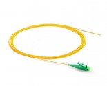 LC APC fiber Pigtail Simplex 9/125 Single Mode Fiber Optic Pigtail 0.9mm Jacket
