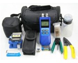 FTTH Cold Splice Fiber Optic Tool Kit FC-6S Fiber Cleaver Optical Power Meter 10km Visual Fault Locator Wire stripper