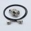 BNC Male to BNC Male Patch Cord with 50-1.5 RG174 Cable BNC-J