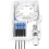 FF-FTB4A 4 Cores Optical Terminal Box (Max Capacity: 4 cores SC), Support Wall Mounting, 191*120*44mm