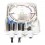 FF-FTB8C 8 Cores Optical Terminal Box (Max Capacity: 8 cores SC), Wall Mounting, 200x160x46mm