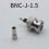 BNC Connector BNC-J-1.5 BNC-J-3 for 50-3 RG142 316 Coaxial Cable