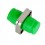 Mating sleeve adaptor, FC/APC & FC/APC connecting port, simplex, circle shape, zirconia internal tube, metal material