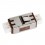 Mating sleeve adaptor, MU & MU connecting port, duplex, rectangle shape, zirconia internal tube, metal material