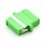 Mating sleeve adaptor, SC/APC & SC/APC connecting port, duplex, rectangle shape, zirconia internal tube