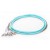12 Fibers Pigtail LC OM3 50/125 Multimode OM3 Bunch 12 core Fiber Optic Pigtail - 0.9mm Sub Cables