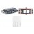 FOSCIC8 Inline Type Fiber Optic Splice Closure (FOSC)