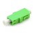 Mating sleeve adaptor, LC/APC & LC/APC connecting port, simplex, rectangle shape, zirconia internal tube, metal material