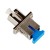 Hybrid adapter, LC & SC connecting port, simplex, rectangle shape, zirconia internal tube, metal material
