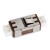Mating sleeve adaptor, MU & MU connecting port, duplex, rectangle shape, zirconia internal tube, metal material