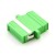 Mating sleeve adaptor, SC/APC & SC/APC connecting port, duplex, rectangle shape, zirconia internal tube